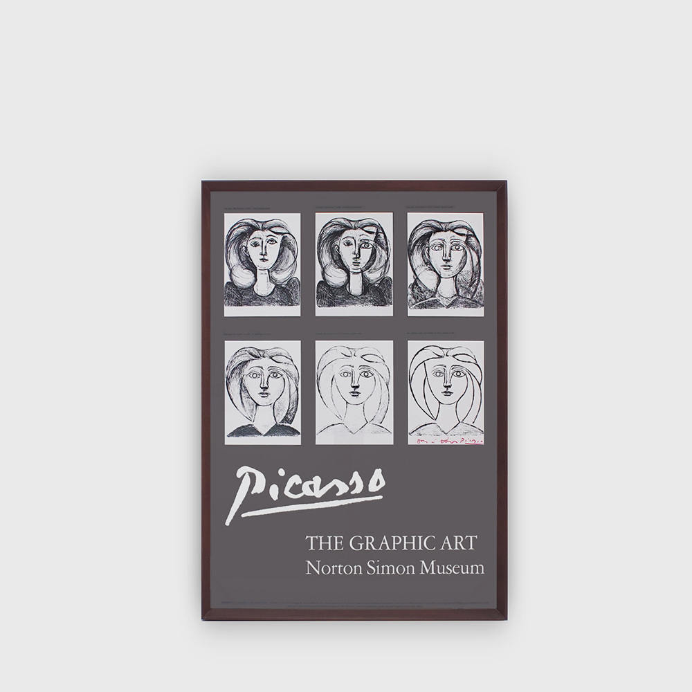 Pablo Picsso : &quot;The Graphic Art&quot; Norton Simon Museum Exhibition Poster 1978