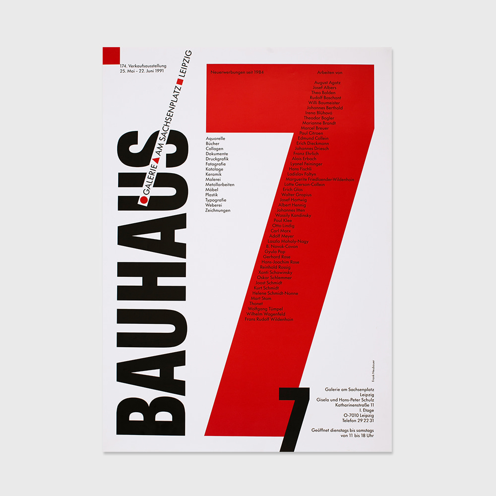 [DESIGN] Bauhaus for an exhibition in Leipzig (1991)