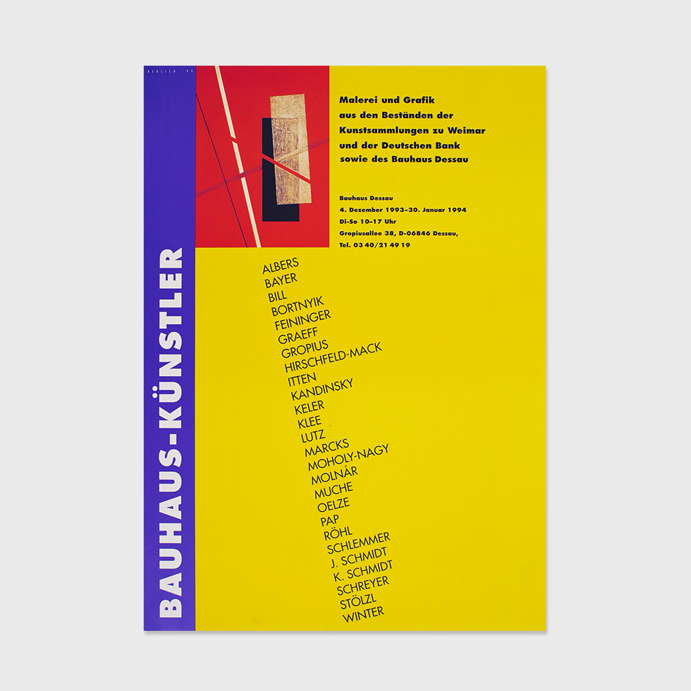 [DESIGN] Bauhaus artist (1993-1994)