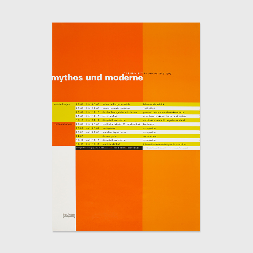 [DESIGN] Bauhaus 1919-1999 mytho und moderne (1999)