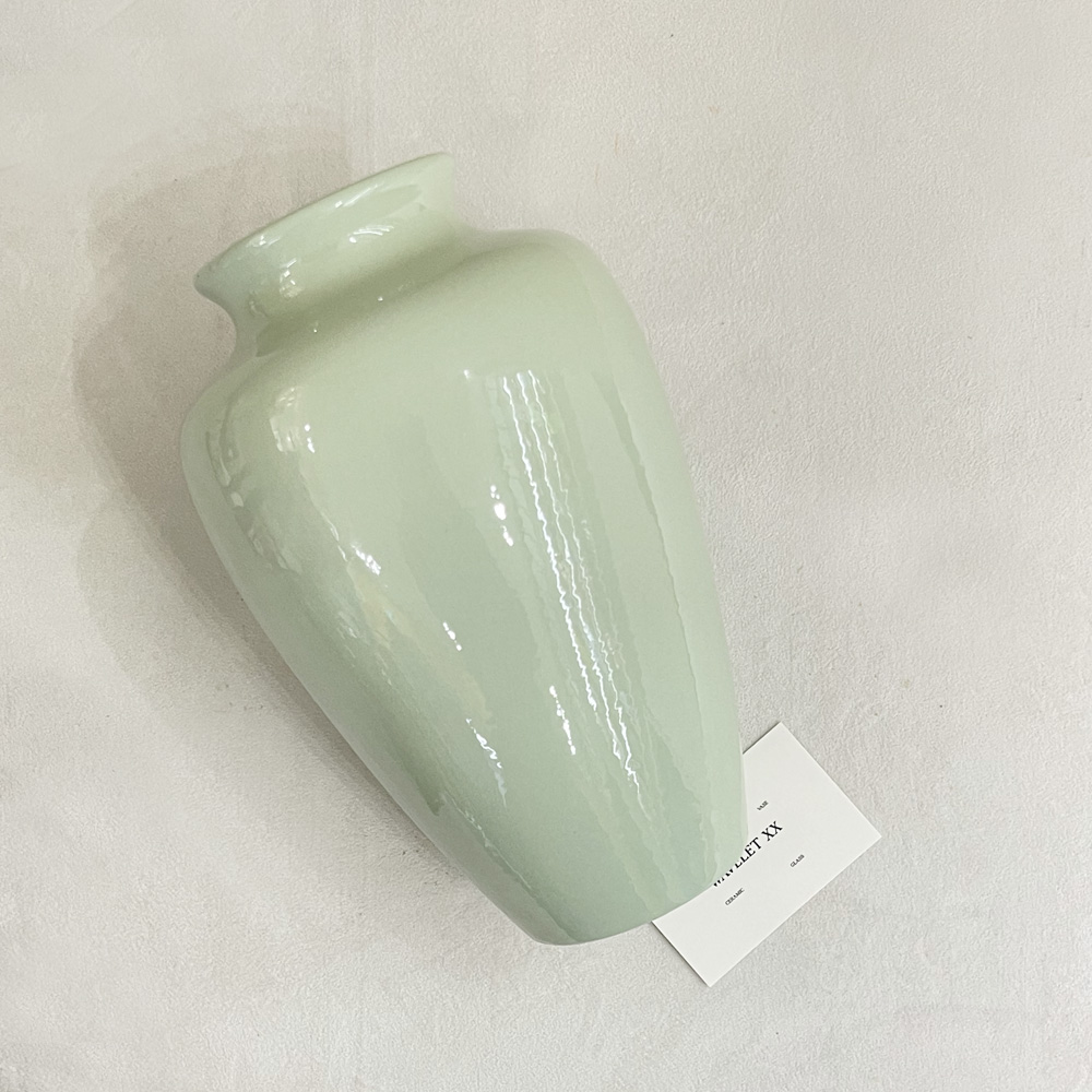 Scheurich Mint Green Glaze Vase