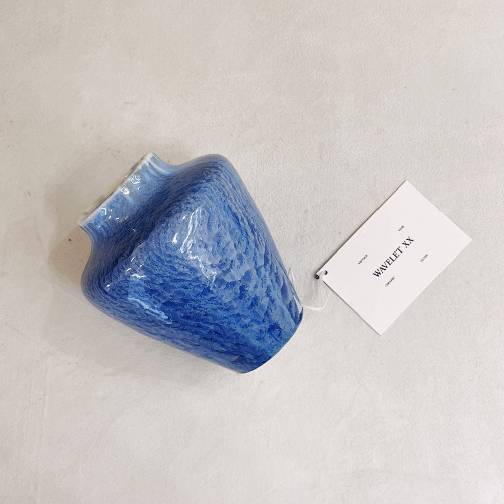 Blue Glaze Art Pottery Vase