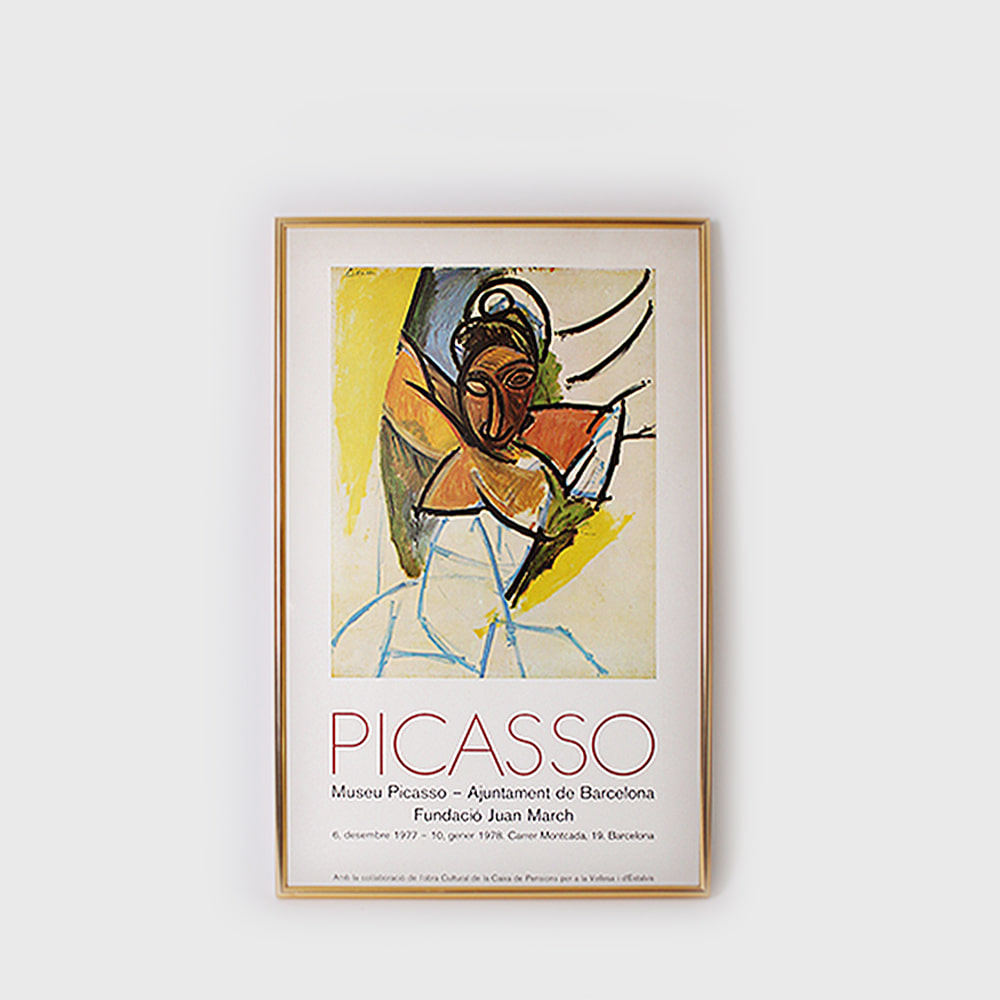 Picasso Barcelona Museum Exhibition Poster 1977