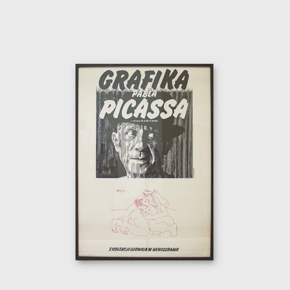 Pablo Picsso : Exhibition Grafika Poster With Official Catalog 1980