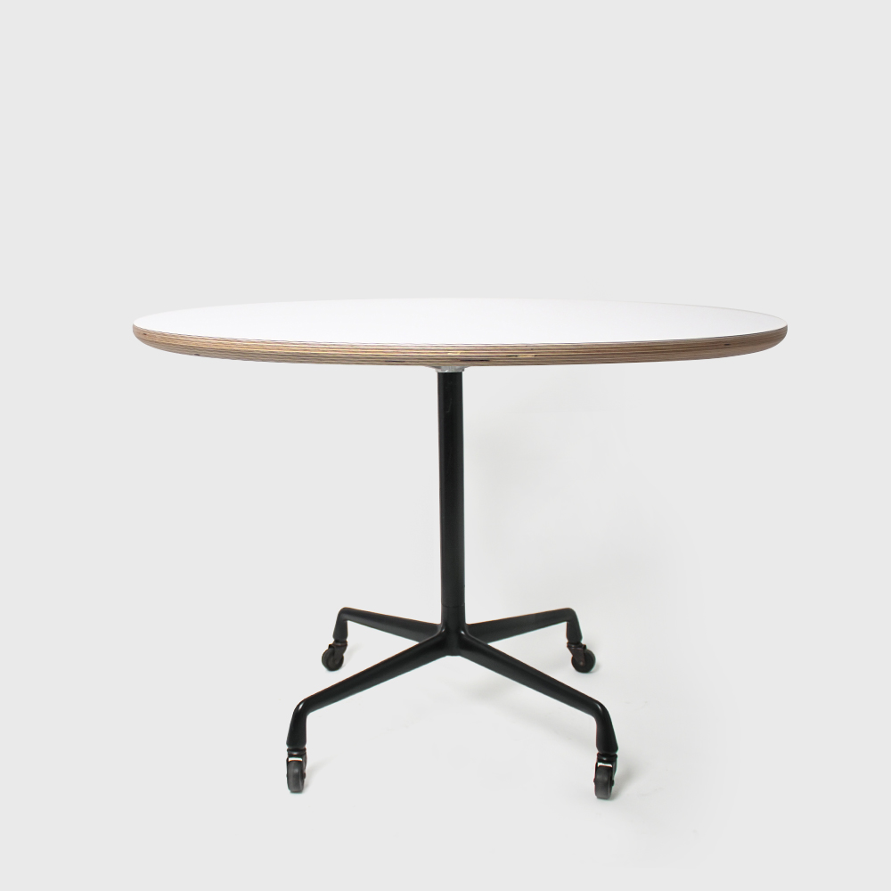 Herman Miller AluminumGroup Universal Base Rolling Dining Table (Round or Square Top)