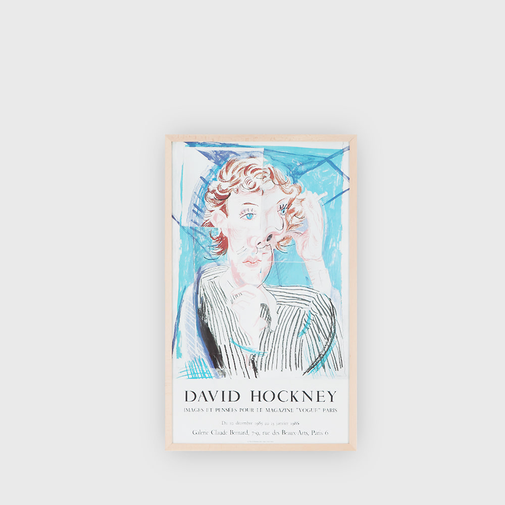 David Hockney : Images et Pensees Pour le Magazine Vogue Poster 1985