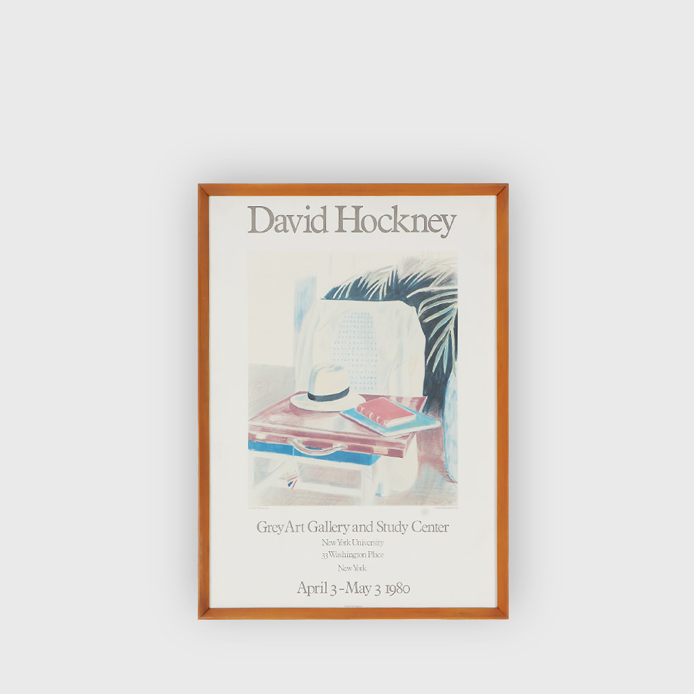 David Hockney : Grey Art Gallery &amp; Study Center Poster 1980