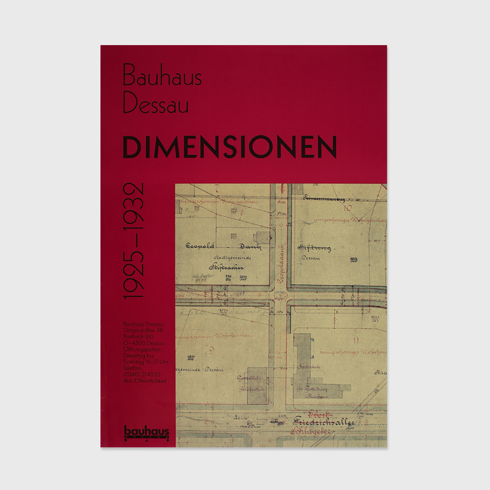 [DESIGN] Bauhaus Dessau Dimensionen 1925-1932 (1993)