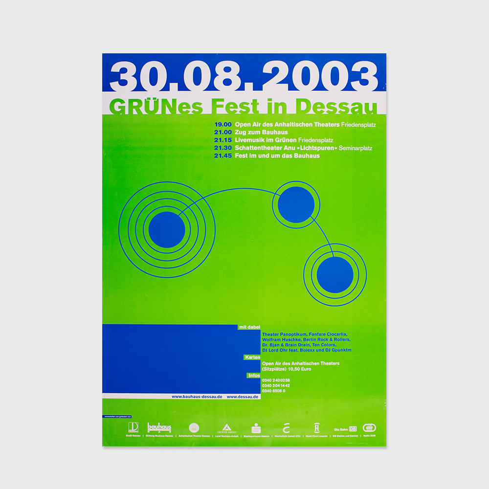 [FESTIVAL] Bauhaus Poster Green Festival (2003)