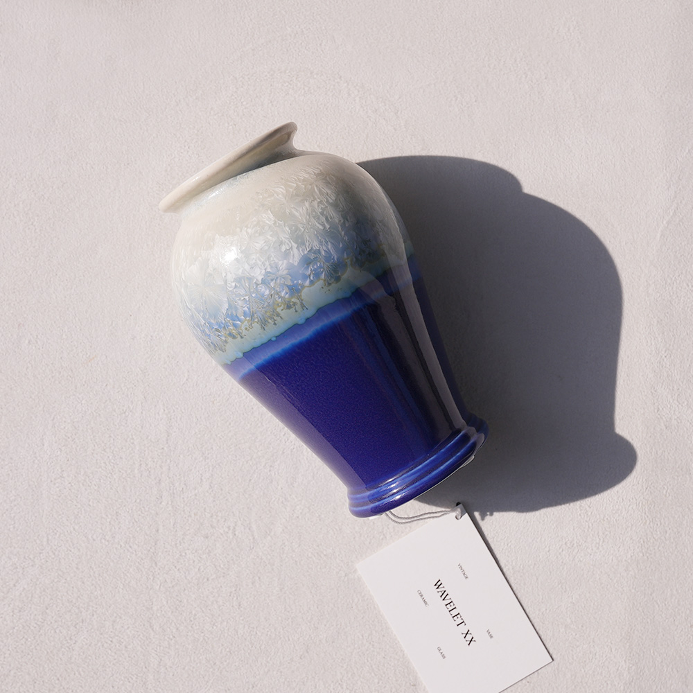 Portmeiron Crystal line Glaze Starfire Tarfire Collection Vase