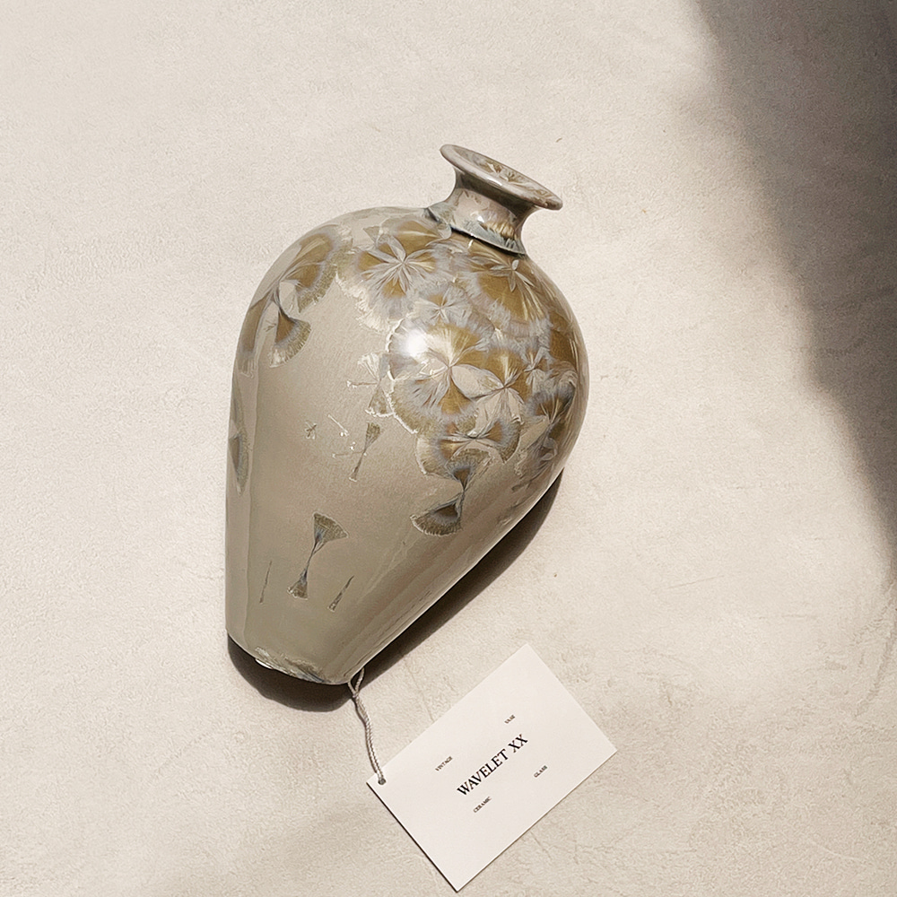 Studio Art Pottery Crystalline Glaze Vase