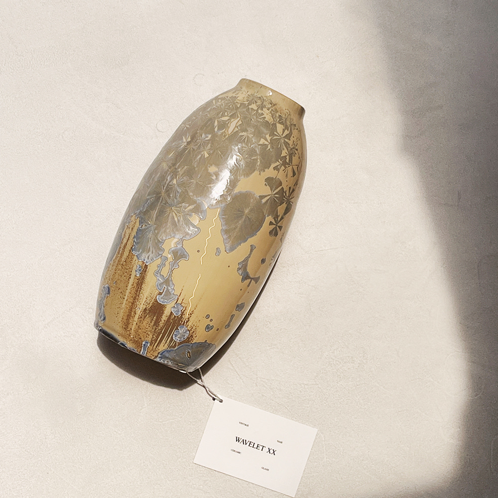 Studio Art Pottery Crystalline Glaze Vase