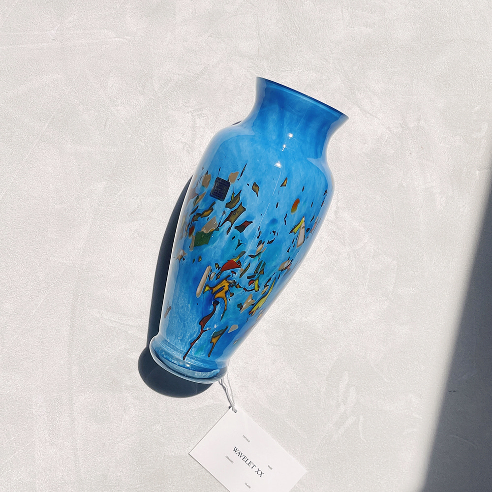LA ROCHERE Blue Art Glass VAse